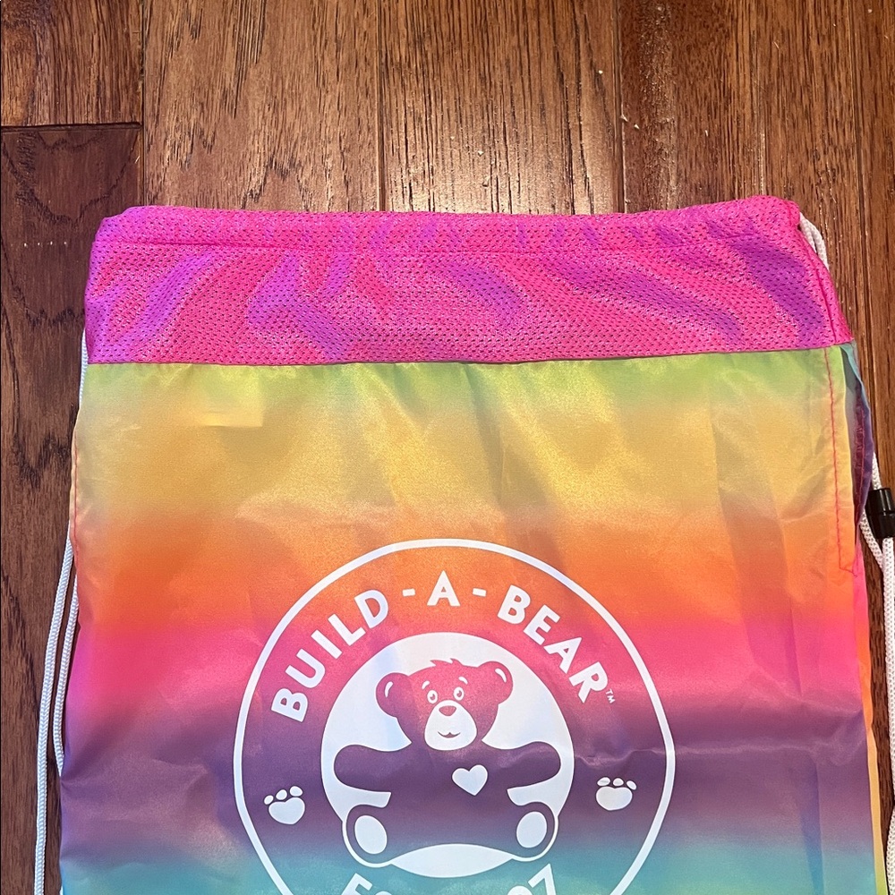Build-A-Bear Colorful Drawstring Bag - Picture 4 of 5